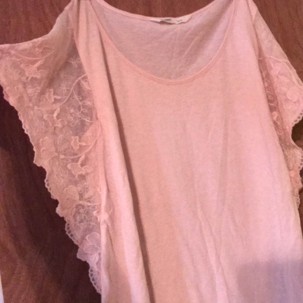 Peach dressy shirt